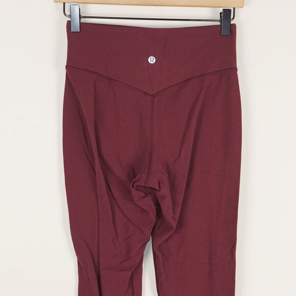 Lululemon Back in Action Garnet Red Jogger Womens Sz 4 W5AQIS - Picture 4 of 11